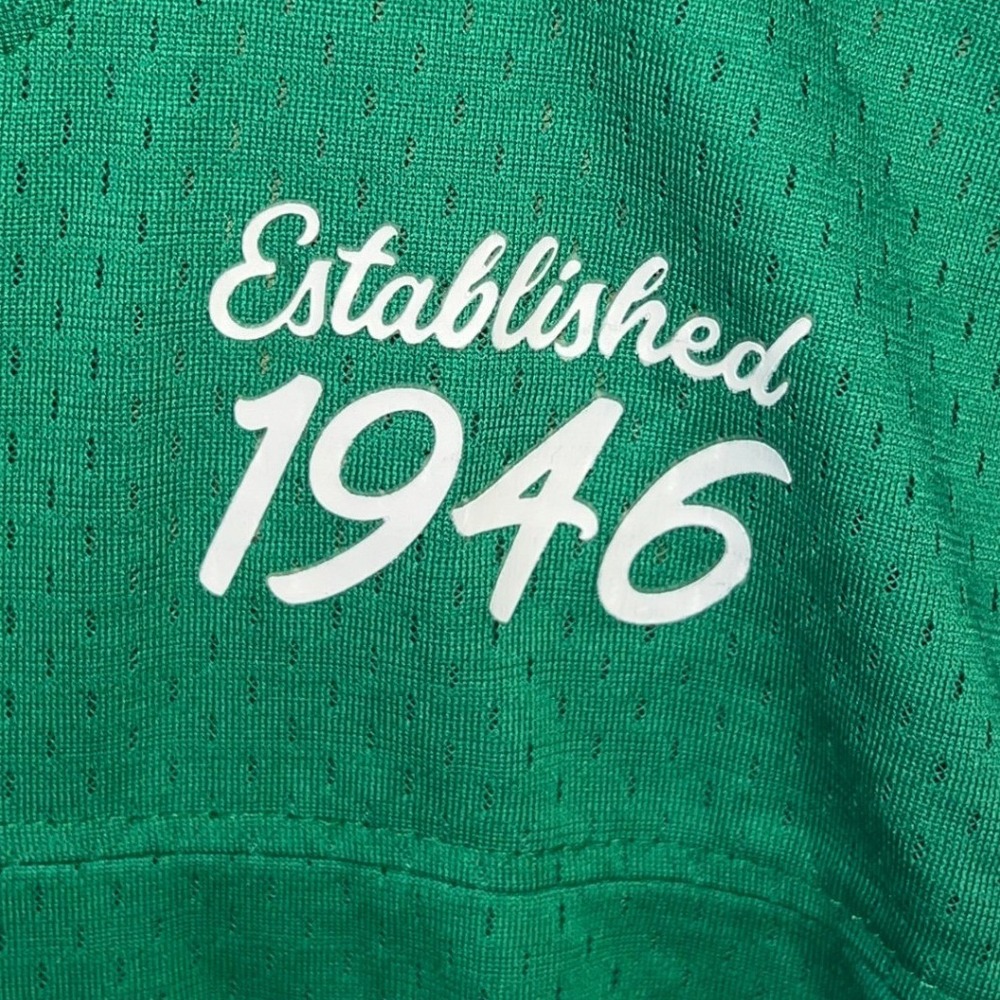 Boston Celtics Ultra Game NBA Mesh Jersey Shirt Green XS Lucky Leprechaun Logo - Picture 10 of 12